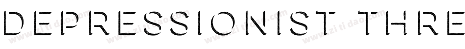 Depressionist Three字体转换